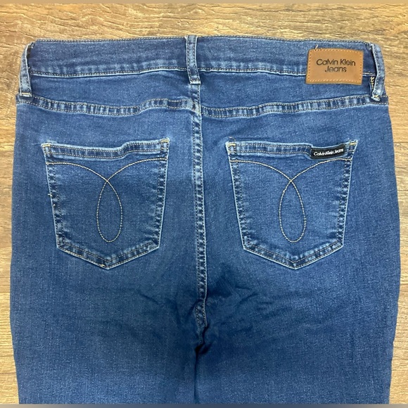 *SOLD* Calvin Klein Repreve High Rise/Waisted Skinny Ankle Denim Jeans Size 12 - Picture 7 of 7